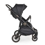 BUGGY babakocsi lapracsukható, nagy kerekek, könnyű FEKETE