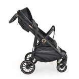 BUGGY babakocsi lapracsukható, nagy kerekek, könnyű FEKETE