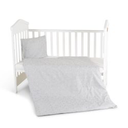   Nook 3 részes bébi ágynemű huzat garnitúra SZÜRKE CSILLAG