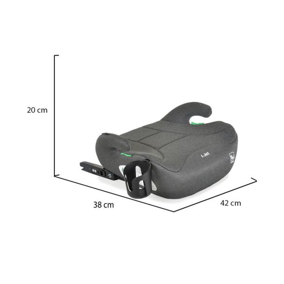 I-JET ülésmagasító isofix 125-150cm i-size SZÜRKE