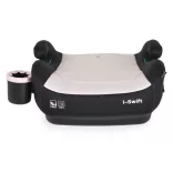 I-SWIFT ülésemelő pohártartóval 125-150cm I-SIZE és ISOFIX PINK