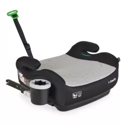   I-SWIFT ülésemelő pohártartóval 125-150cm I-SIZE és ISOFIX SZÜRKE
