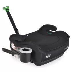   I-SWIFT ülésemelő pohártartóval 125-150cm I-SIZE és ISOFIX FEKETE