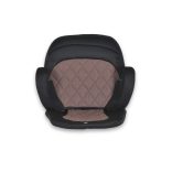 JAX autós ülésmagasító háttámlával 125-150cm rögzítő hevederrel, ISOFIX PINK