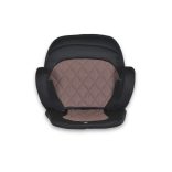 JAX autós ülésmagasító háttámlával 125-150cm rögzítő hevederrel, ISOFIX PINK