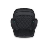JAX autós ülésmagasító háttámlával 125-150cm rögzítő hevederrel, ISOFIX FEKETE