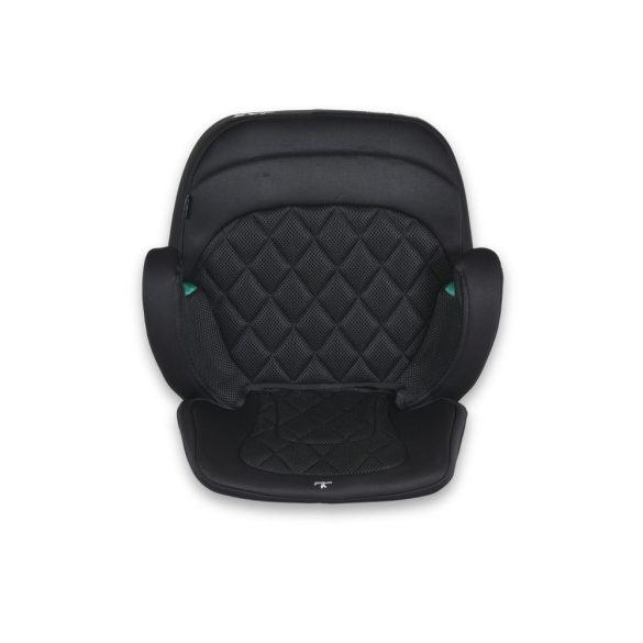JAX autós ülésmagasító háttámlával 125-150cm rögzítő hevederrel, ISOFIX FEKETE