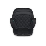 JAX autós ülésmagasító háttámlával 125-150cm rögzítő hevederrel, ISOFIX FEKETE