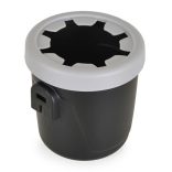 SWIFT ülésemelő I-SIZE pohártartóval, hevederrel 125-150cm FEKETE