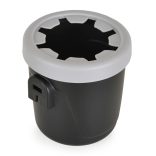 SWIFT ülésemelő I-SIZE pohártartóval, hevederrel 125-150cm FEKETE