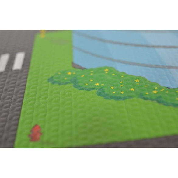 XPE kis tekercses matrac VÁROSTÉRKÉP