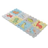 HABTAPI 8 db-os puzzle DINOSZAURUSZOS