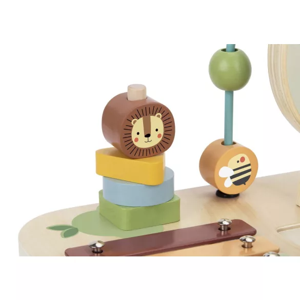TOOKY Toy MONTESSORI asztalka AFRIKAI állatos PASZTEL
