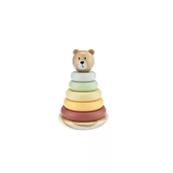 TOOKY Toy fatorony MACI, montessori, karikák PASZTEL