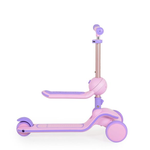 EVO scooter, roller ráülős, átalakítható 2in1 PINK