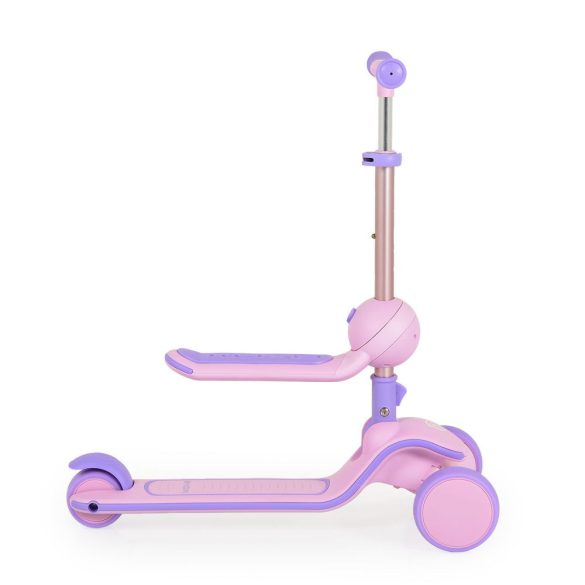 EVO scooter, roller ráülős, átalakítható 2in1 PINK