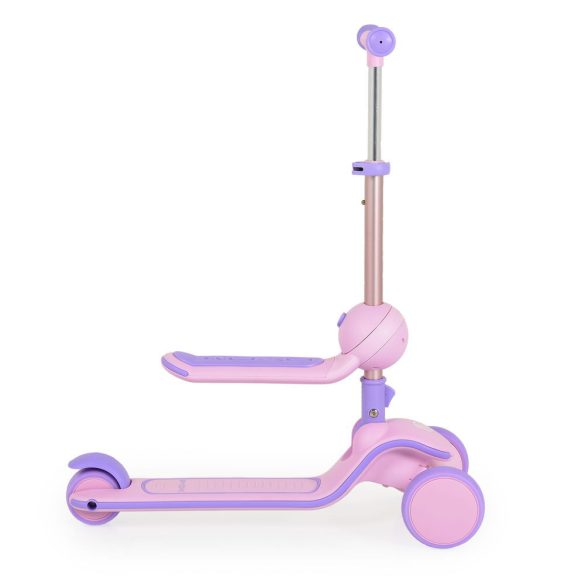 EVO scooter, roller ráülős, átalakítható 2in1 PINK