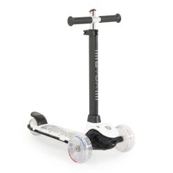   iSPORTER roller kamaszoknak villogó LEDekkel, 50 kgig FEHÉR/FEKETE