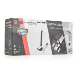 iSPORTER roller kamaszoknak villogó LEDekkel, 50 kgig FEHÉR/FEKETE