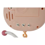 PENGUIN Bed bell zenélő forgó játék kiságyra fehér zajjal PINK