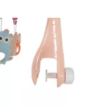 PENGUIN Bed bell zenélő forgó játék kiságyra fehér zajjal PINK