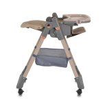 LINDO multifunkciós etetőszék kiegészítőkkel (előke, kanál, villa) BÉZS