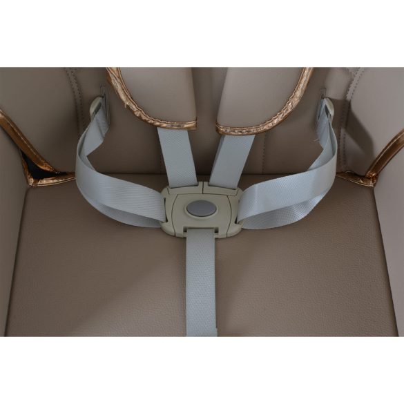 LINDO multifunkciós etetőszék kiegészítőkkel (előke, kanál, villa) BÉZS