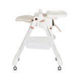 LINDO multifunkciós etetőszék kiegészítőkkel (előke, kanál, villa) FEHÉR