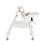 LINDO multifunkciós etetőszék kiegészítőkkel (előke, kanál, villa) FEHÉR