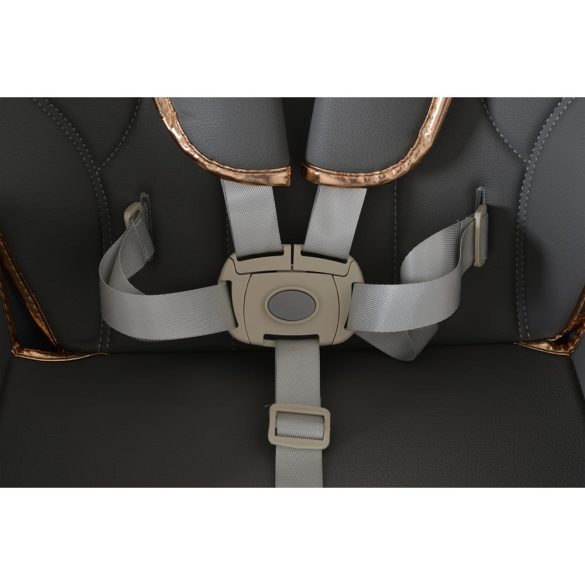 LINDO multifunkciós etetőszék kiegészítőkkel (előke, kanál, villa) SZÜRKE