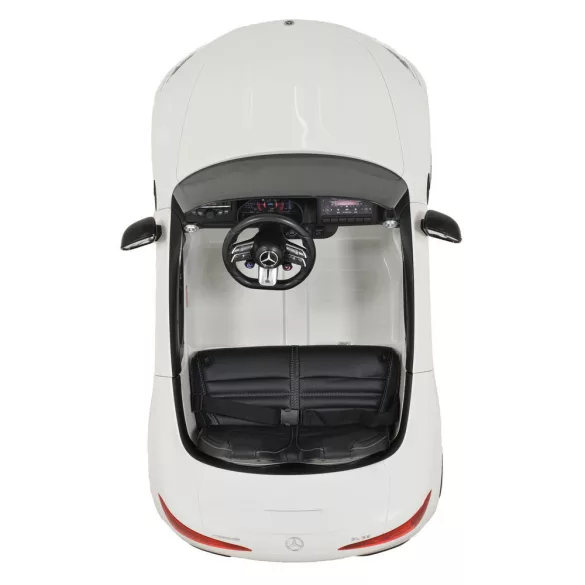 BO DK-SL63 MERCEDES elektromos kisautó 2 motor, 125cm, 35kg-ig FEHÉR