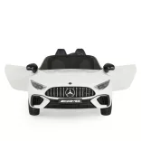 BO DK-SL63 MERCEDES elektromos kisautó 2 motor, 125cm, 35kg-ig FEHÉR