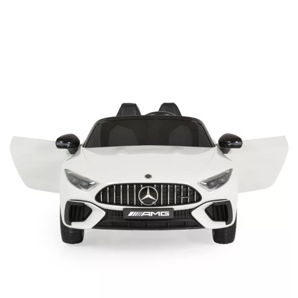 BO DK-SL63 MERCEDES elektromos kisautó 2 motor, 125cm, 35kg-ig FEHÉR