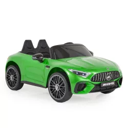  BO DK-SL63 MERCEDES elektromos kisautó 2 motoros, 125cm, 35kg-ig ZÖLD