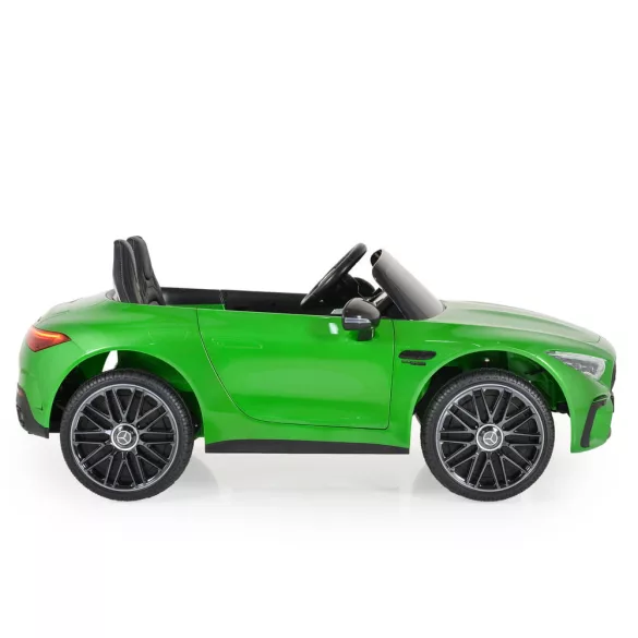 BO DK-SL63 MERCEDES elektromos kisautó 2 motoros, 125cm, 35kg-ig ZÖLD