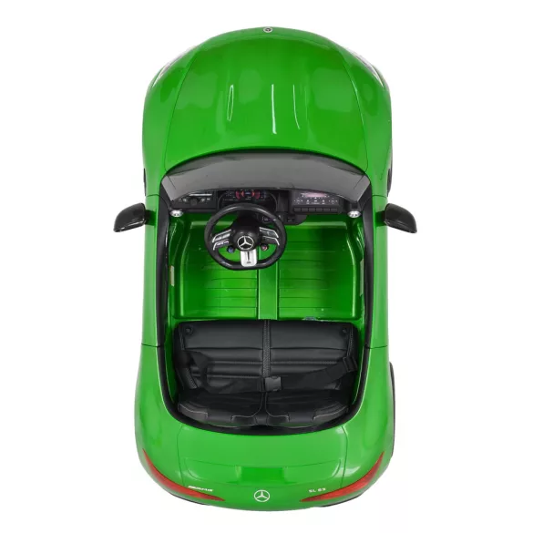 BO DK-SL63 MERCEDES elektromos kisautó 2 motoros, 125cm, 35kg-ig ZÖLD