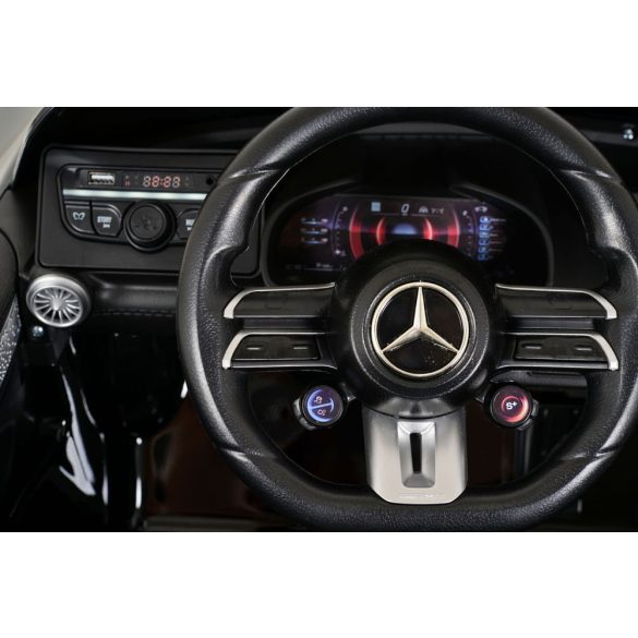 BO DK-SL63 MERCEDES elektromos kisautó 2 motor, 125cm, 35kg-ig PIROS