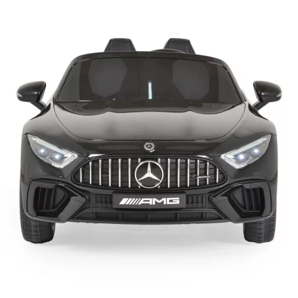 BO DK-SL63 MERCEDES elektromos kisautó 2 motor, 125cm, 35kg-ig FEKETE