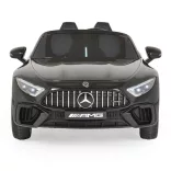 BO DK-SL63 MERCEDES elektromos kisautó 2 motor, 125cm, 35kg-ig FEKETE