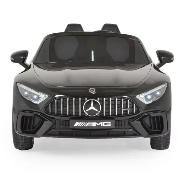 BO DK-SL63 MERCEDES elektromos kisautó 2 motor, 125cm, 35kg-ig FEKETE