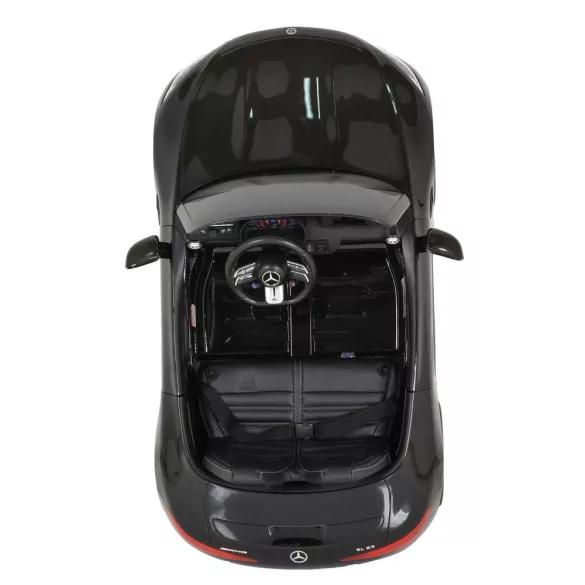 BO DK-SL63 MERCEDES elektromos kisautó 2 motor, 125cm, 35kg-ig FEKETE