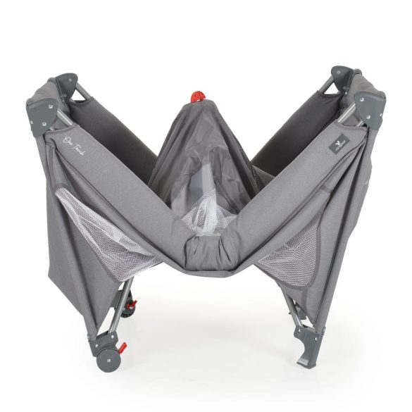 ONE TOUCH utazóágy egy kézzel csukható S.SZÜRKE