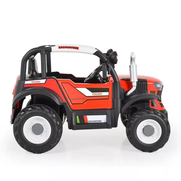 BO HARVEST traktor, elektromos, 2motoros PIROS