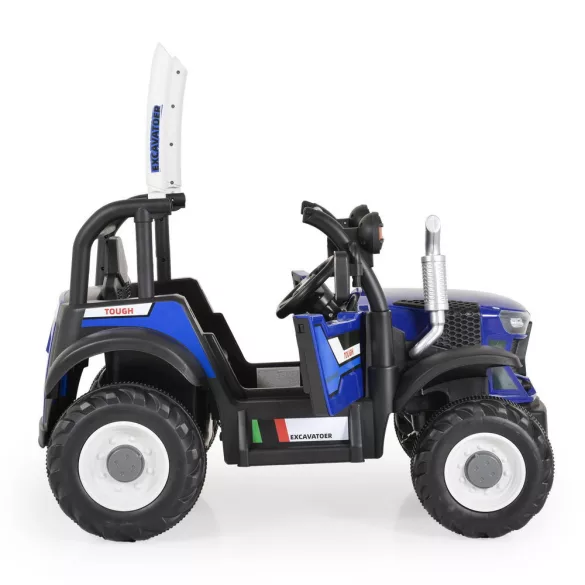 BO HARVEST traktor, elektromos, 2motoros KÉK
