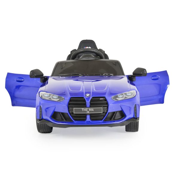 BO BMW M4 elektromos kisautó 2motor, 110cm, 30kg-ig KÉK