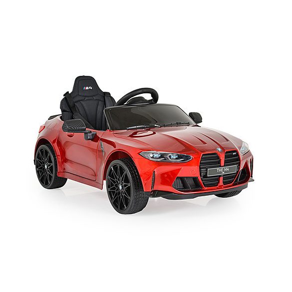 BO BMW M4 elektromos kisautó 2motor, 110cm, 30kg-ig PIROS
