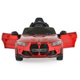 BO BMW M4 elektromos kisautó 2motor, 110cm, 30kg-ig PIROS