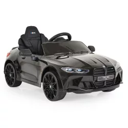 BO BMW M4 elektromos kisautó 2motor, 110cm, 30kg-ig FEKETE