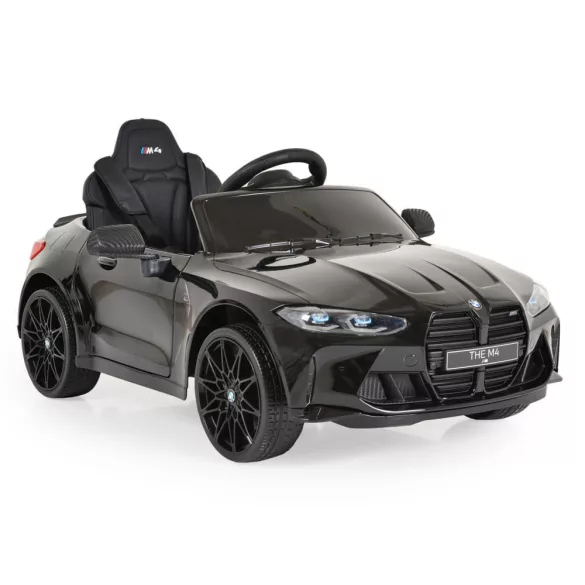 BO BMW M4 elektromos kisautó 2motor, 110cm, 30kg-ig FEKETE