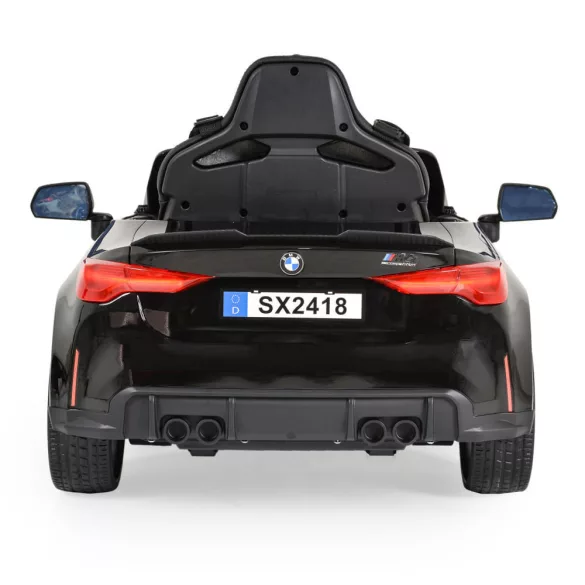 BO BMW M4 elektromos kisautó 2motor, 110cm, 30kg-ig FEKETE